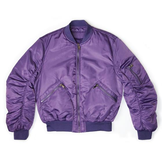 goldmarie Bomberjacke MOINGIORNO - Leo Label - lila 