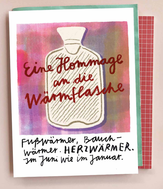 Silke Schmidt Druck Wärmflasche