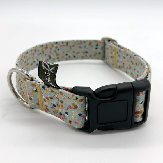 Halsband M - Dots bunt