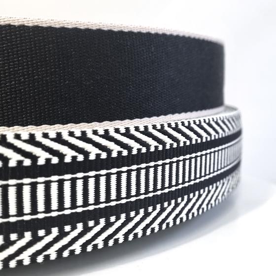 Gurtband Greece 38mm - schwarz