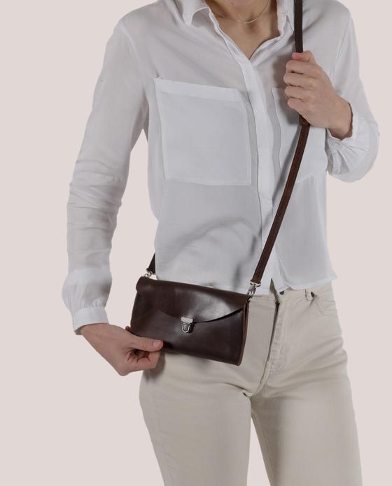 Oldschool Tasche small mit Schnalle