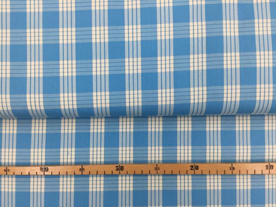 Robert Kaufmann Palaka Plaid blau