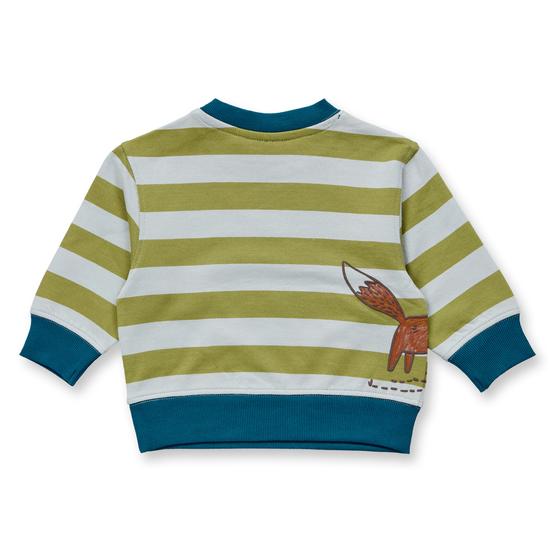 Sweatshirt "SIAM", Biobaumwolle, GOTS-zertifiziert, olive/grey