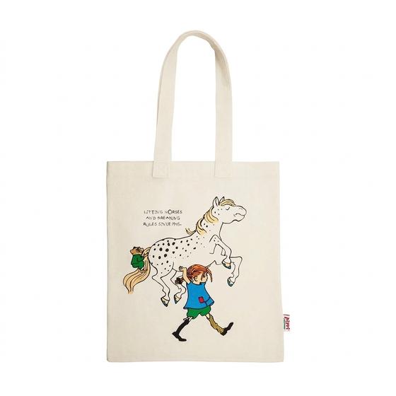 Tragetasche "Pippi Langstrumpf", recycelte Baumwolle