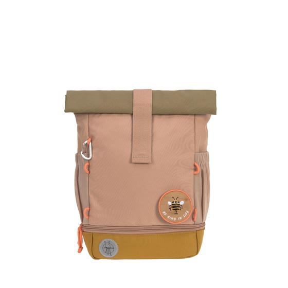 Lässig Kindergartenrucksack - Rolltop - Natur Braun