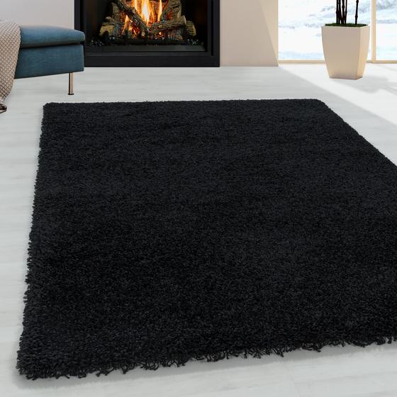 Sydney Shaggy siyah 160 x 230 cm