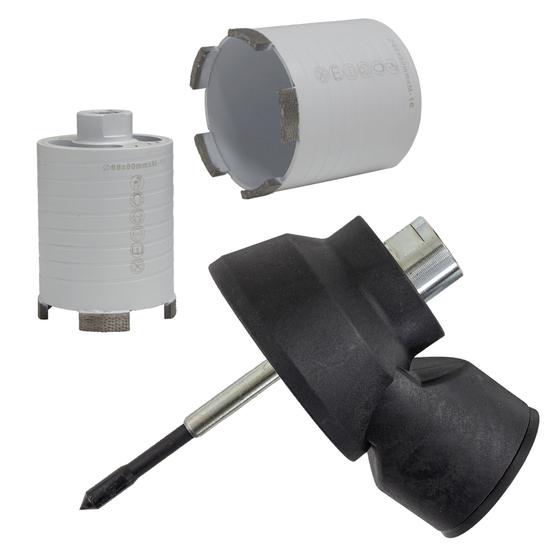 Diamant Dosensenker inkl. M16-Staubabsaugung <br> Typ Matrix Power <br> Ø 68 / 82 mm <br> Beton