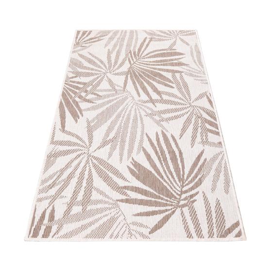 DUO Rug wendbarer Teppich creme braun