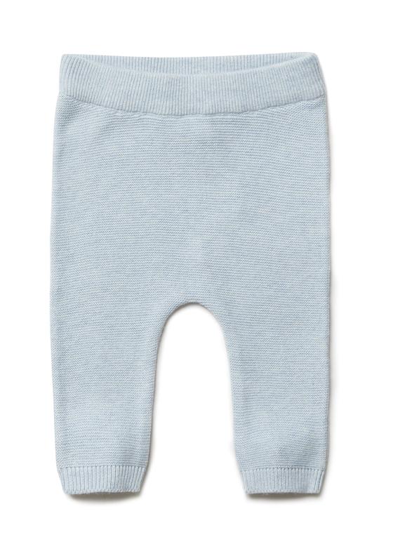 Puri Organic Pant Krausstrick Hellblau