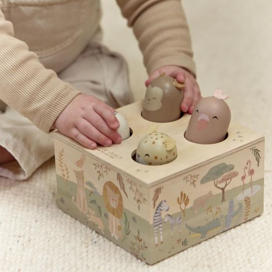 Little Dutch Holz Pop Up Safari Friends Grün