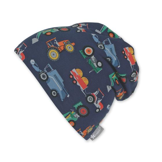 Slouch-Beanie, Mütze mit Baumwollfleece-Futter
