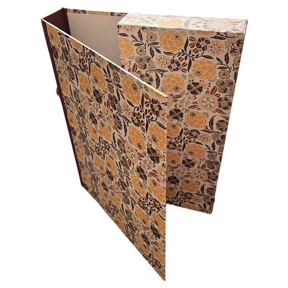 Kassette - Floral, Italienisches Buntpapier