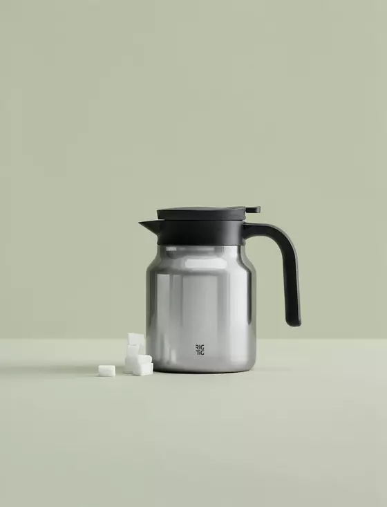 Therm-it Thermoskanne von RigTig Silber