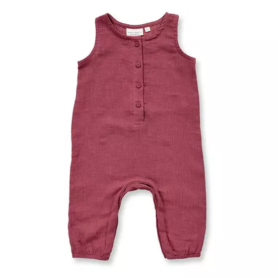 Sense Organics Musselin Overall Maris Rose Brown