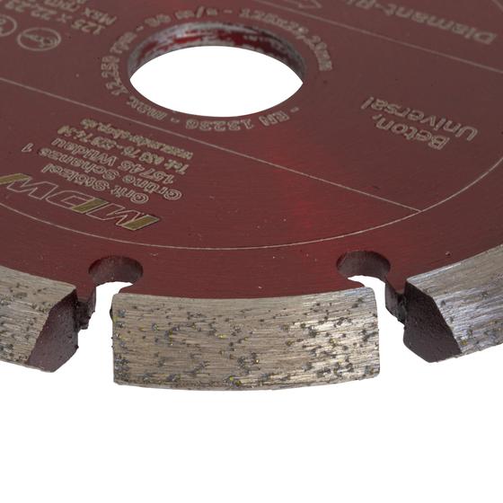 Diamant Rissefräser <br> Ø 125 mm <br> Premium Qualität <br> Beton, Universal