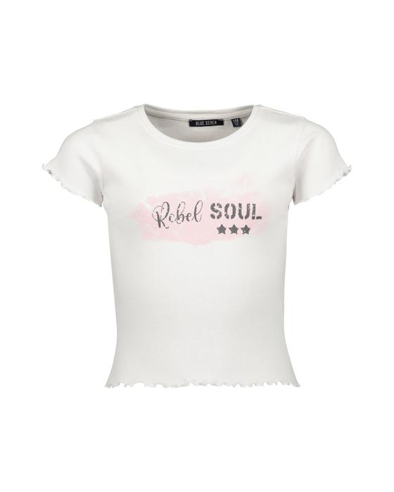 T-Shirt "Rebel Soul", Biobaumwolle, weiß