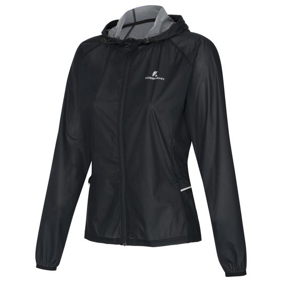 Regenfeste Laufjacke  mit Kapuze Kossmann