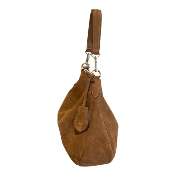 abro JUNA Hobo bag small cuoio, cognac