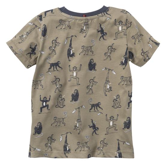 People wear Organic Pyjama Kurz Affe Khaki