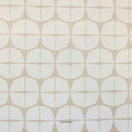 Canvas le depart cremeweiß grafisches Muster für Taschen bei Spreefee kaufen