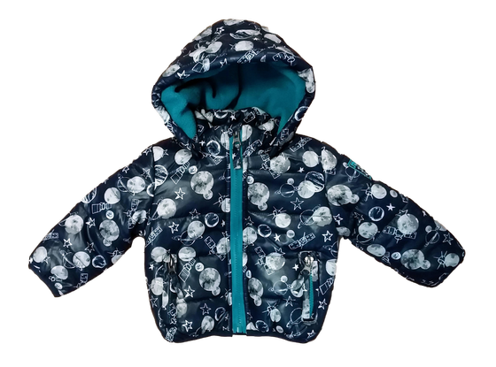 Winterjacke "Weltraum" mit abnehmbarer Kapuze