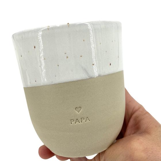Eulenschnitt Becher PAPA