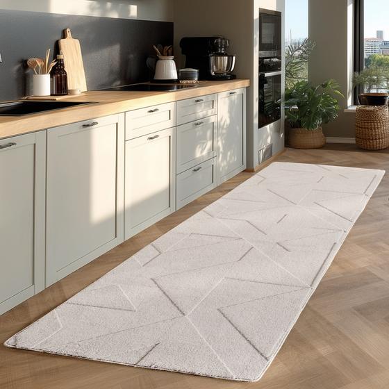 Pomono creme krem Teppich weich