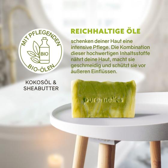 puremetics Hand-und Duschpflegeseife Limette 75g