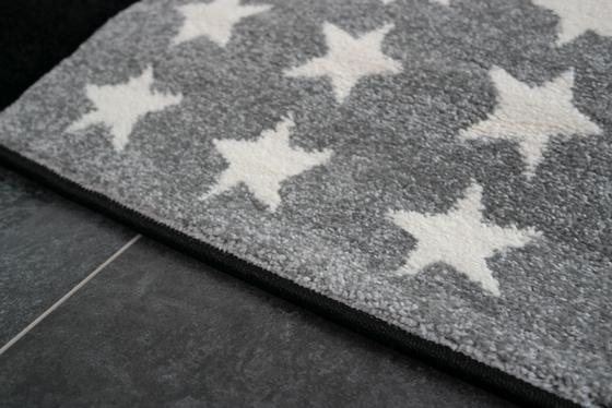 BUENO çocuk halısı 160 x 230 cm yildizli siyah