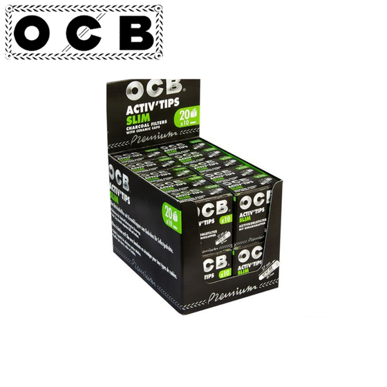 Aktivkohlefilter, OCB®, Activ Tips, Slim, 10er