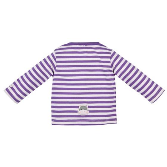 Langarmshirt "Love", lila, Biobaumwolle
