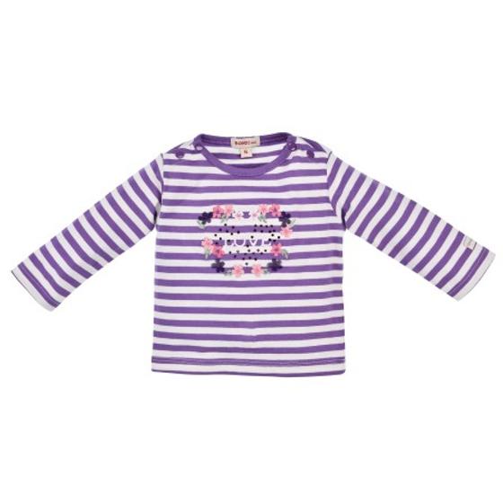 Langarmshirt "Love", lila, Biobaumwolle