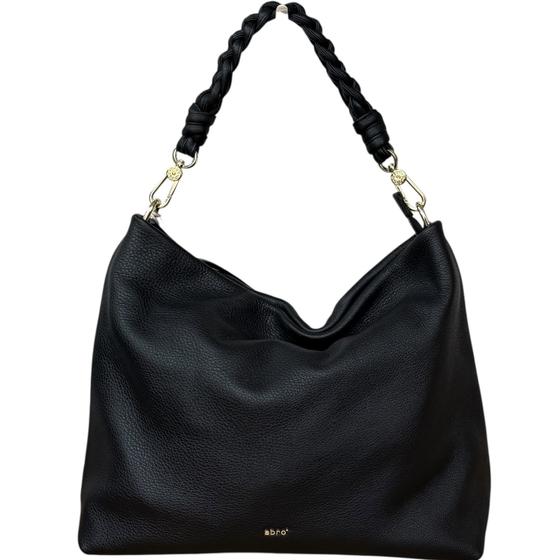 abro SOLEY Hobobag Schultertasche, schwarz