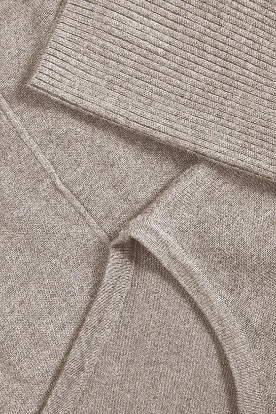 SAINT TROPEZ MilaSZ R-Neck Pullover 30500003 - beige-braun melange