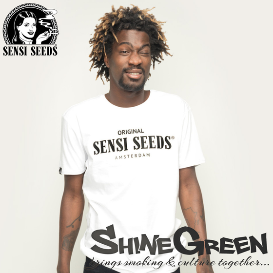 T-Shirt, Sensi Seeds®, Original Sports, Weiß, Promo 1