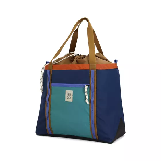 Mountain Utility Tote Bag Grid Very Peri von Topo Designs