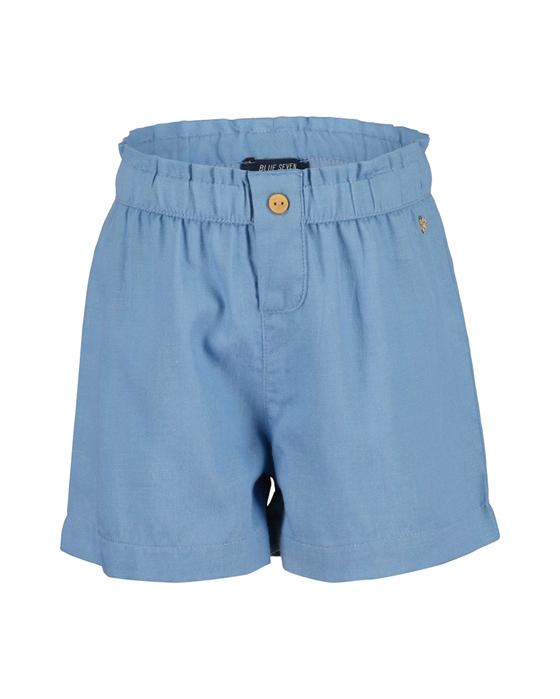 Schlupfshorts, Baumwolle, mittelblau
