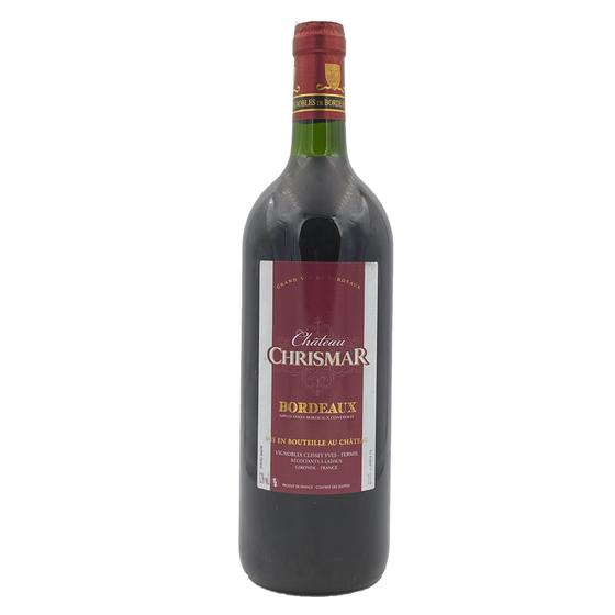 Bordeaux Liter Flasche Chrismar