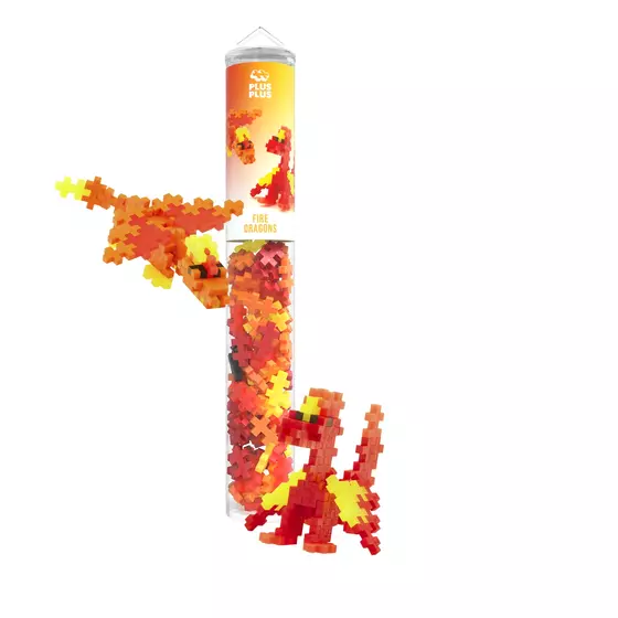 Plus Plus 100 Kreativ Bausteine Feuer Drache 