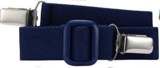 Elastik-Gürtel mit Clips, uni