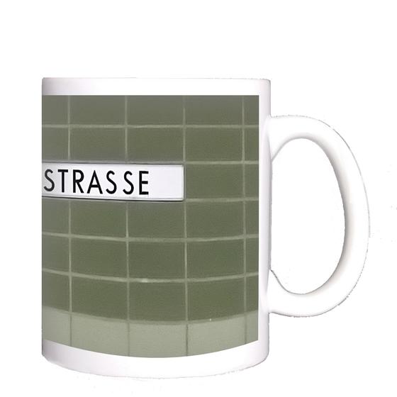 U-Bahn Kaffeebecher Kaffeetasse U-Bahnhof Merkenstrasse, Hochbahn Linie U2, tom bäcker Geschenkidee Hamburg, Hansestadt, Billstedt, Mümmelmannsberg, Steinfurther Allee, #lieblingstasse 