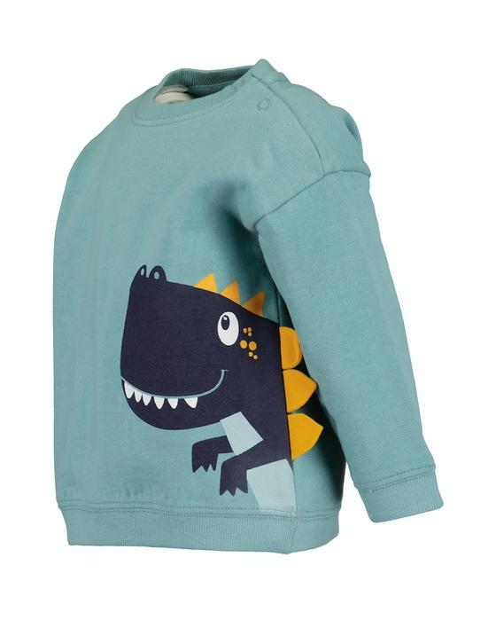 Sweatshirt "Dinos", Baumwolle, gletscher