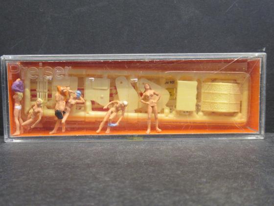 Preiser 10107 Am FKK-Strand Strandkorb und Zubehör als Bausatz Spur H0 OVP