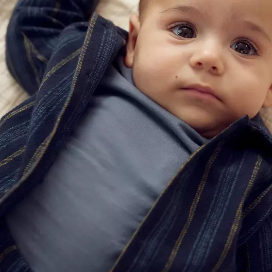 Müsli by Green Cotton Cozy Me Body Langarm Stormy Blue