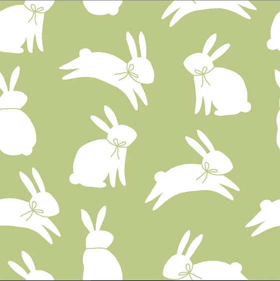 Serviette | Papier-/ Lunchserviette Bunny Pattern