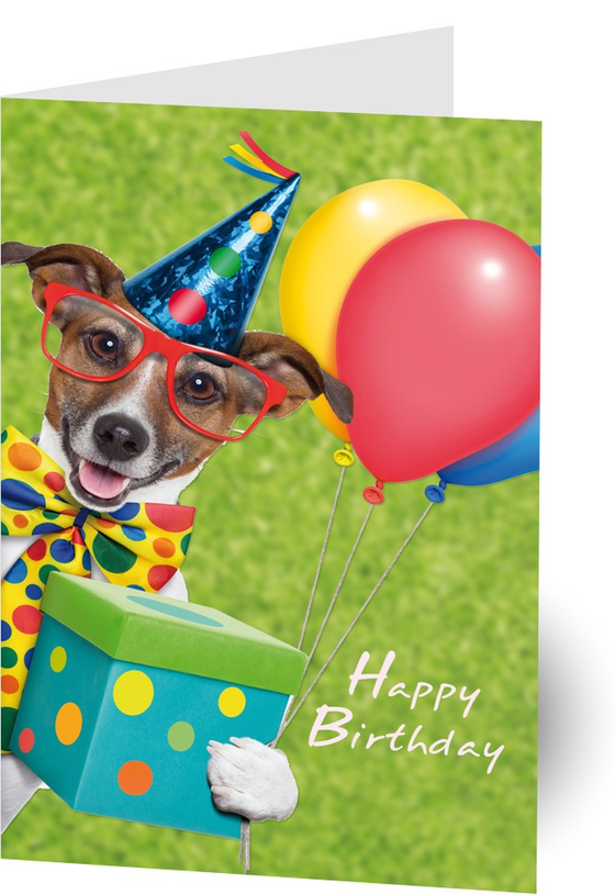 Klappkarte "Happy Birthday"