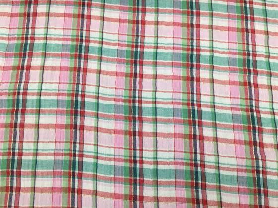 Musselin bunt kariert