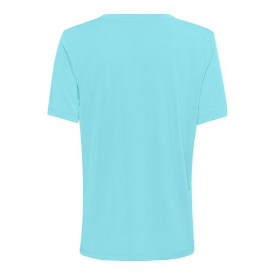 SOAKED IN LUXURY T-Shirt SLCOLUMBINE V-Ausschnitt 30406588 - aqua blau