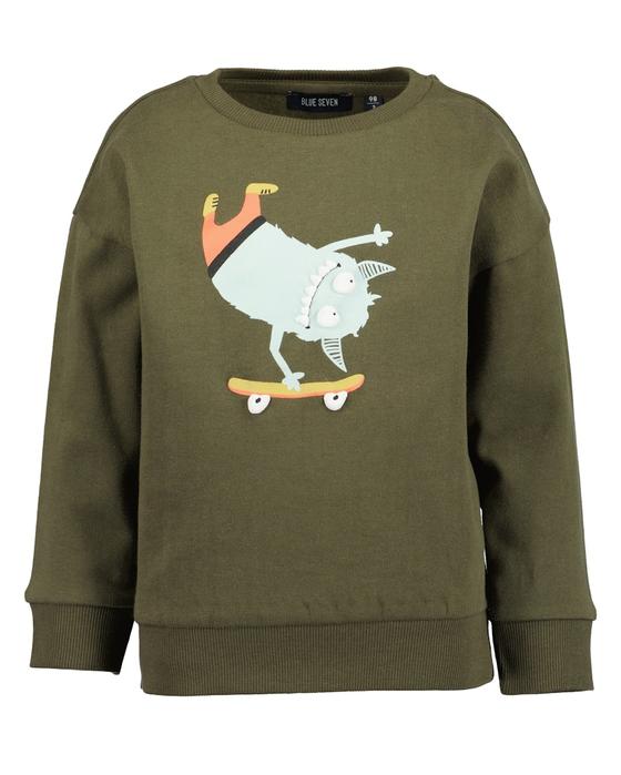 Sweatshirt "Funny Monster", Baumwolle, schilf