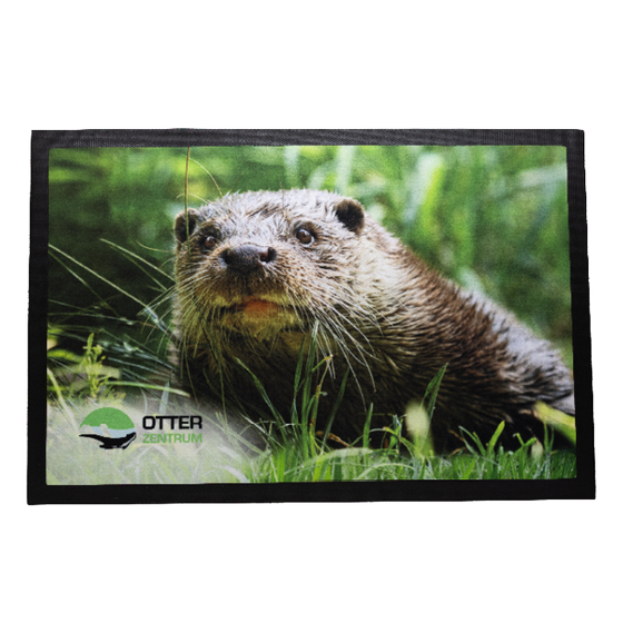 Fußmatte OTTER-ZENTRUM - "Willkommen bei Naturfreunden"